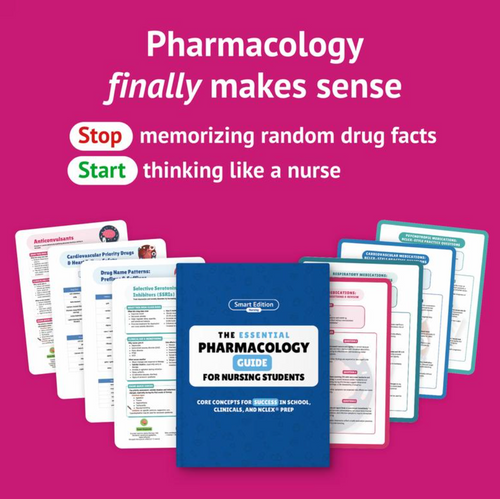 The Essential Pharmacology Guide for Nursing Students - Written by a Nurse Practitioner, NCLEX Prep